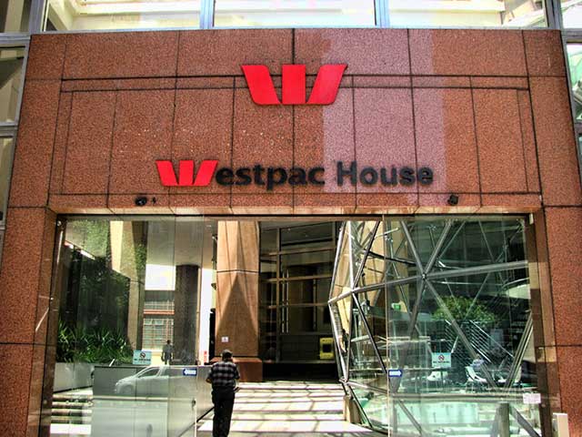 Entrance: Main Entrance of the Westpac House Building